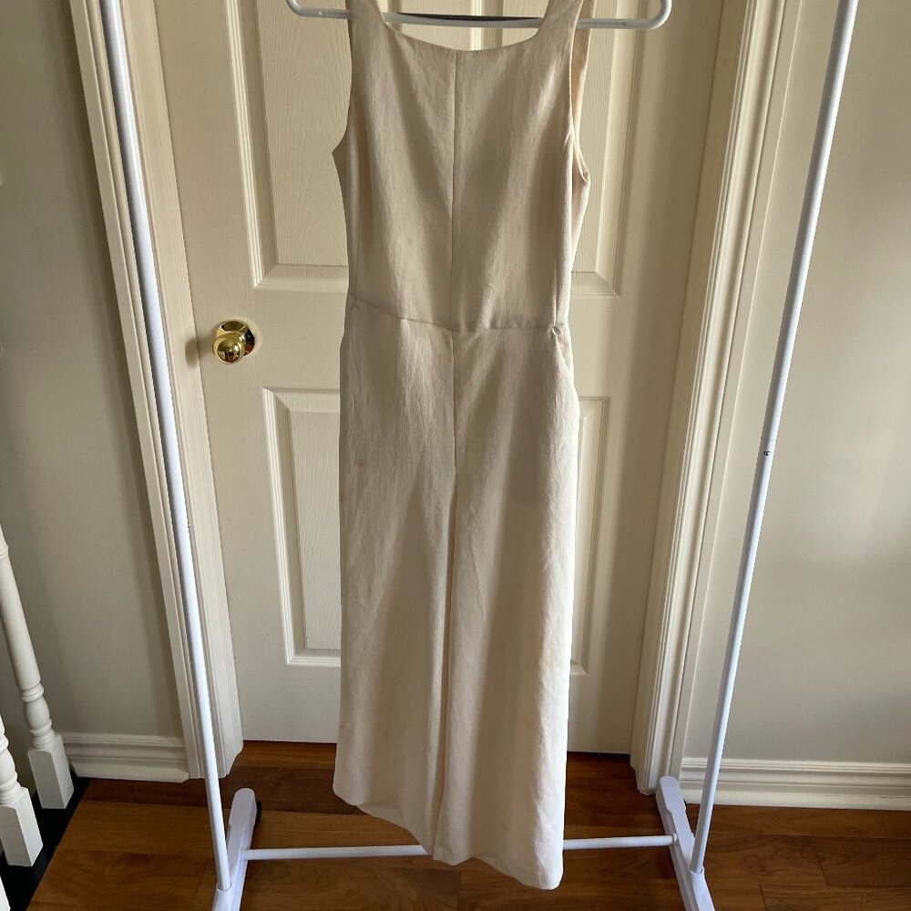 Wilfred Cream Jumper Size 4, Tie Open Back Short Sleeve Tank